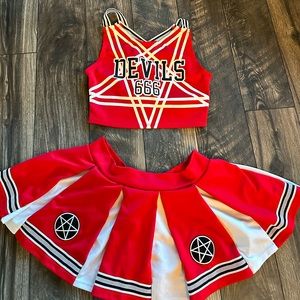 Dolls kill Halloween costume! Cheerleader outfit